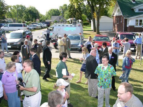 The crowd begins to find their seats as part of the media arrives at the Lauzen for Congress Kickoff Event.